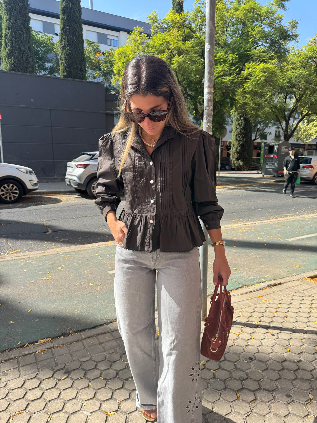 BLUSA VERONA MARRÓN