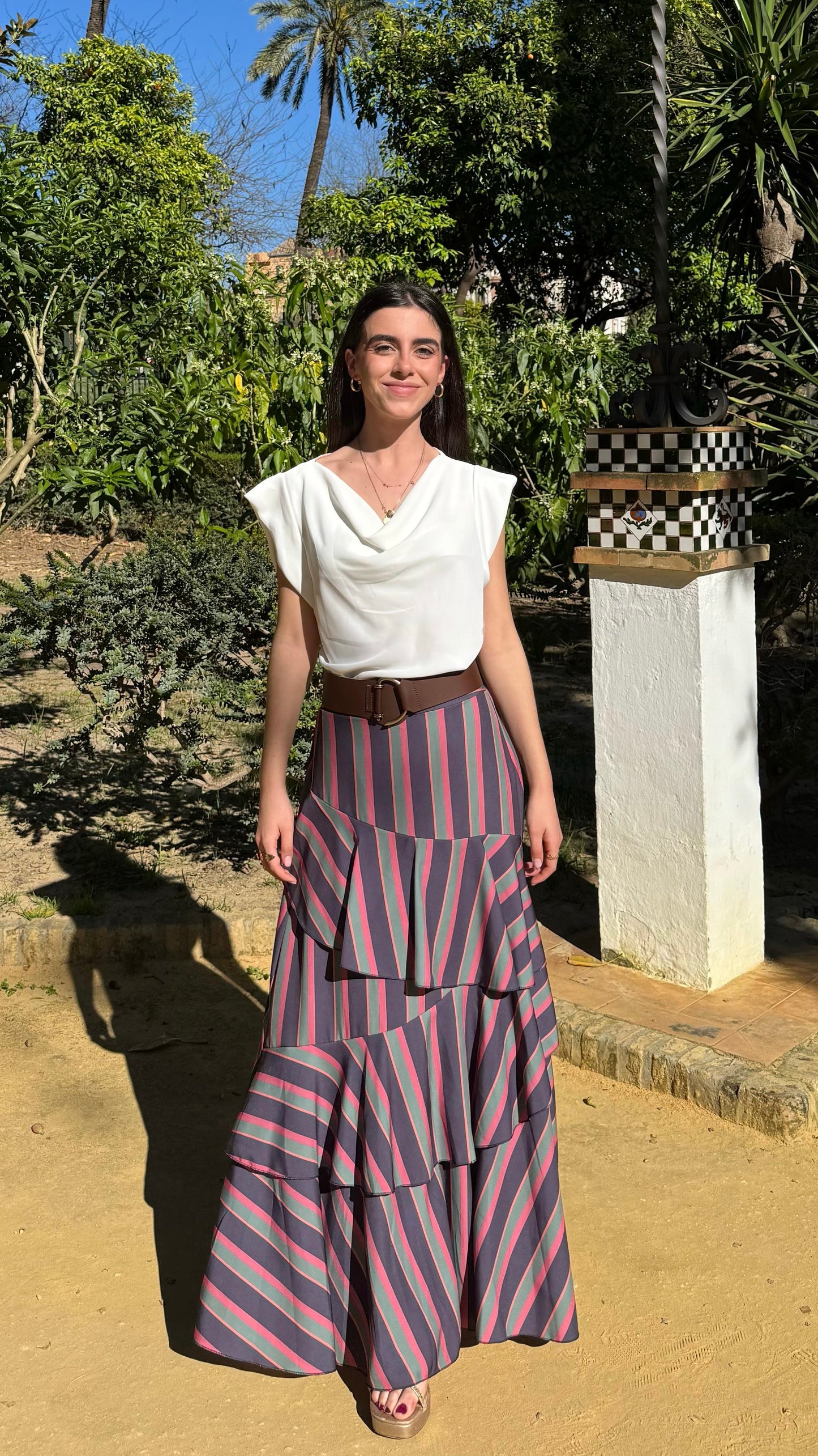 Falda volantes