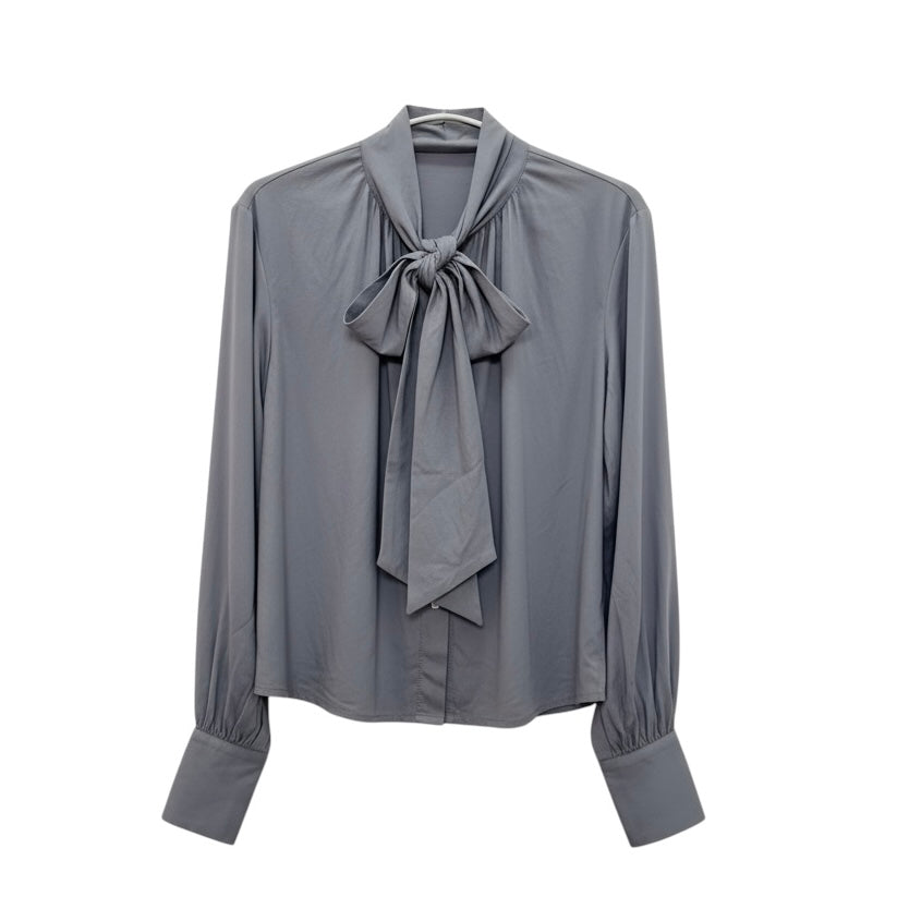 Blusa lazada gris
