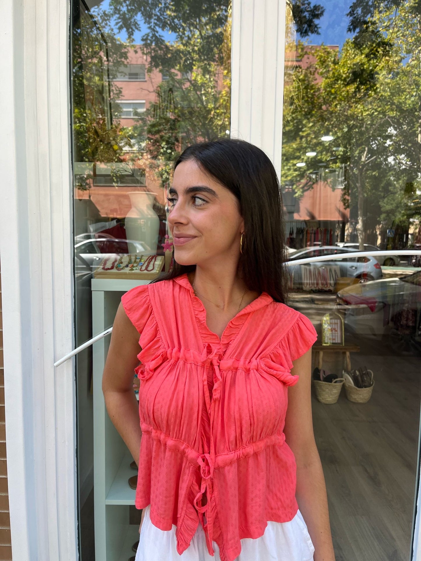 Blusa Mida Coral