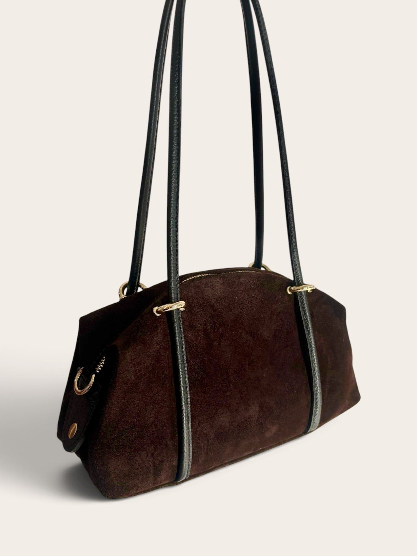BOLSO ANTE MARRÓN CHOCOLATE