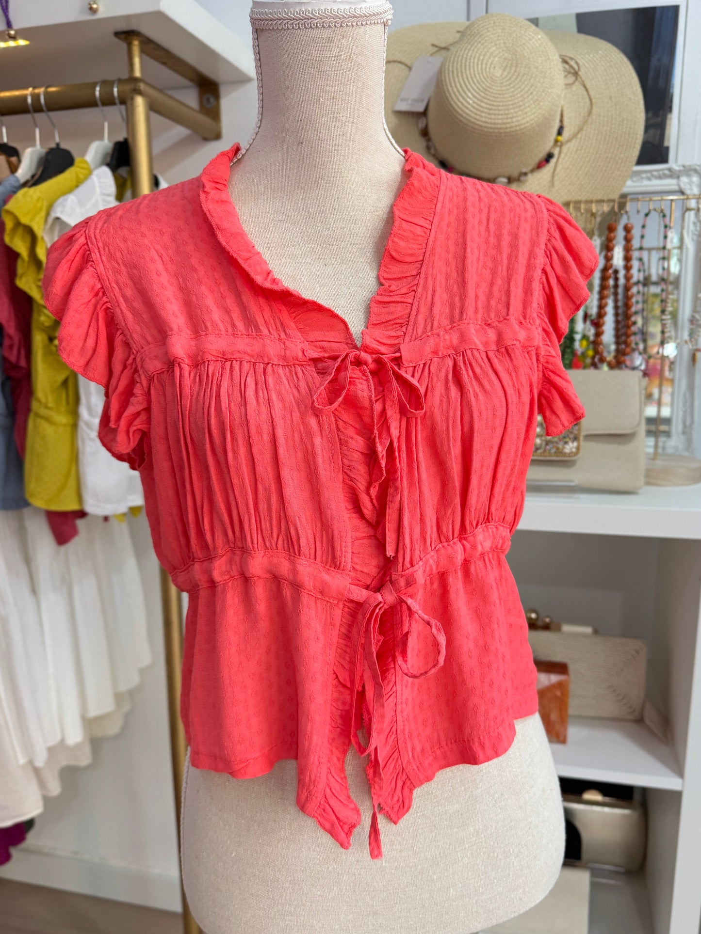 Blusa Mida Coral