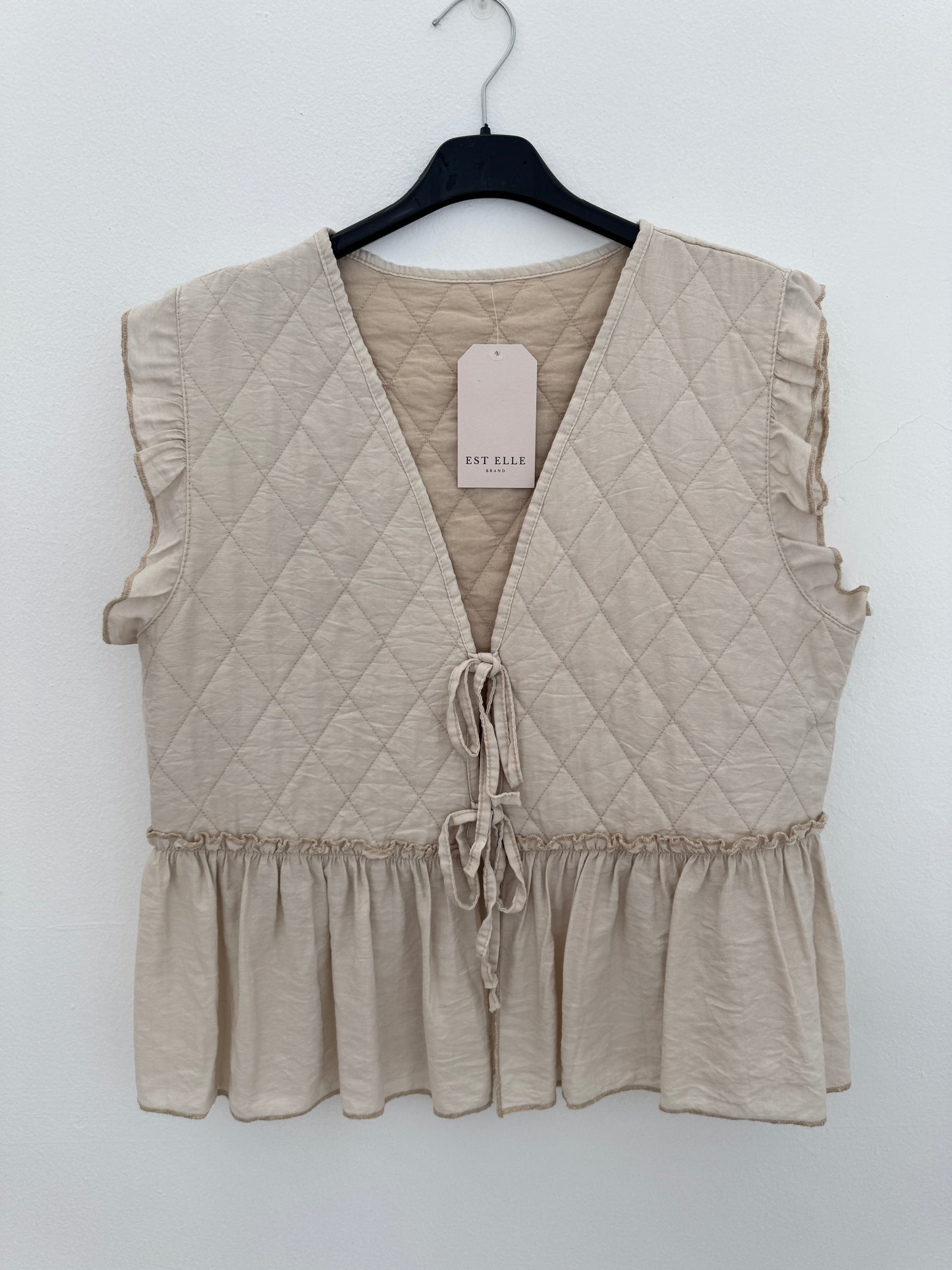 Chaleco beige