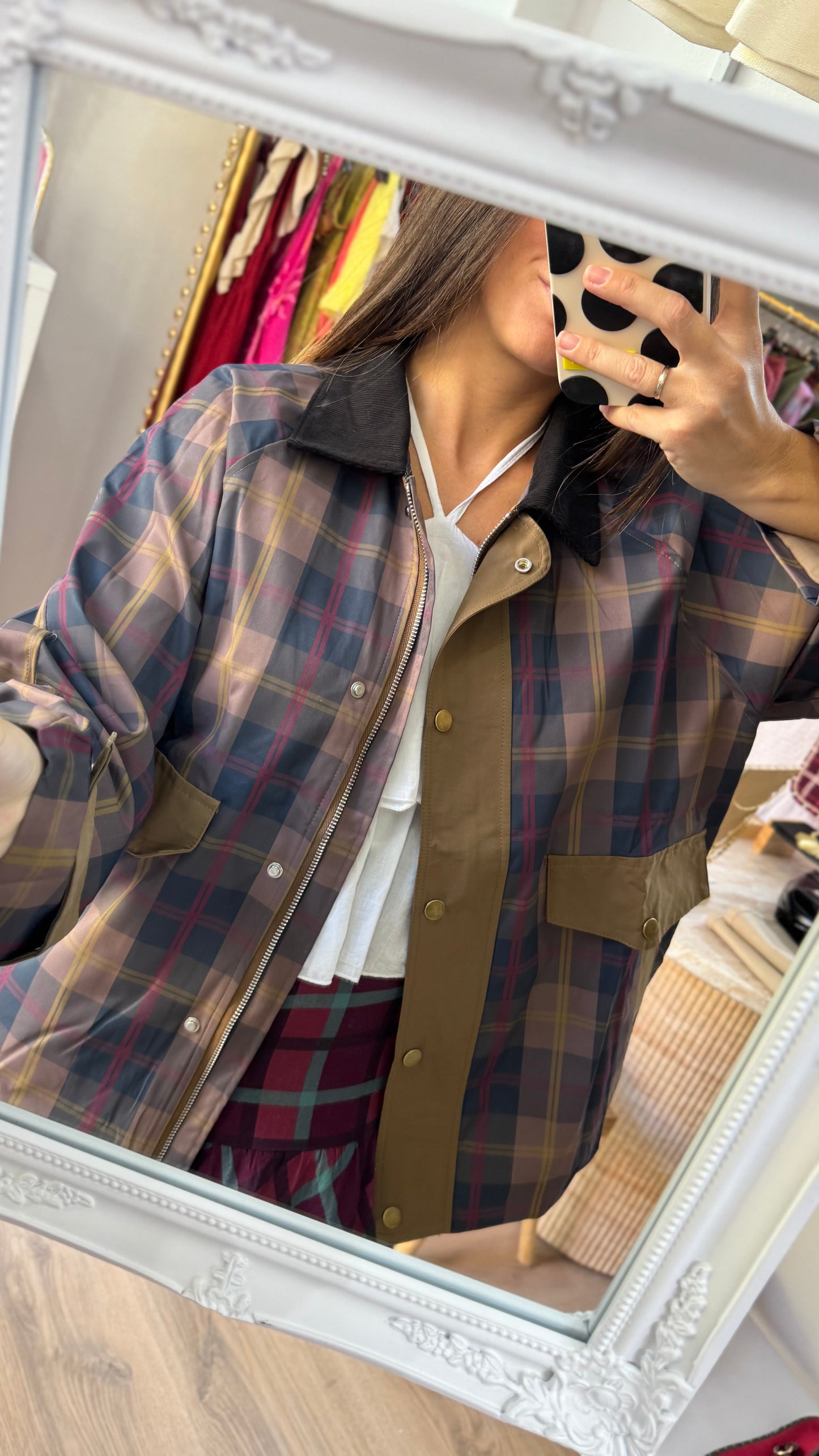 Chaqueta tartán
