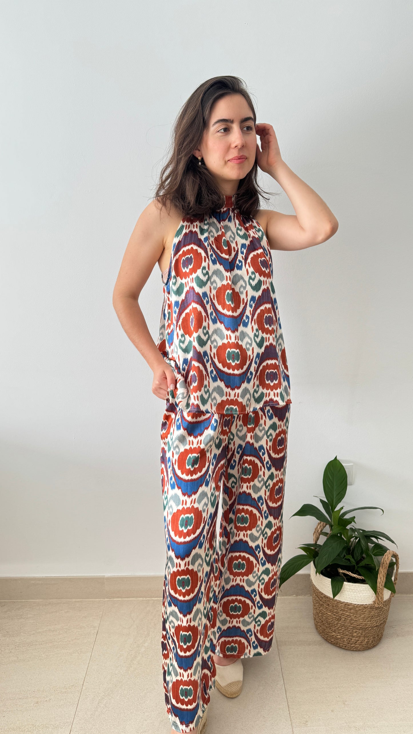 Conjunto satinado