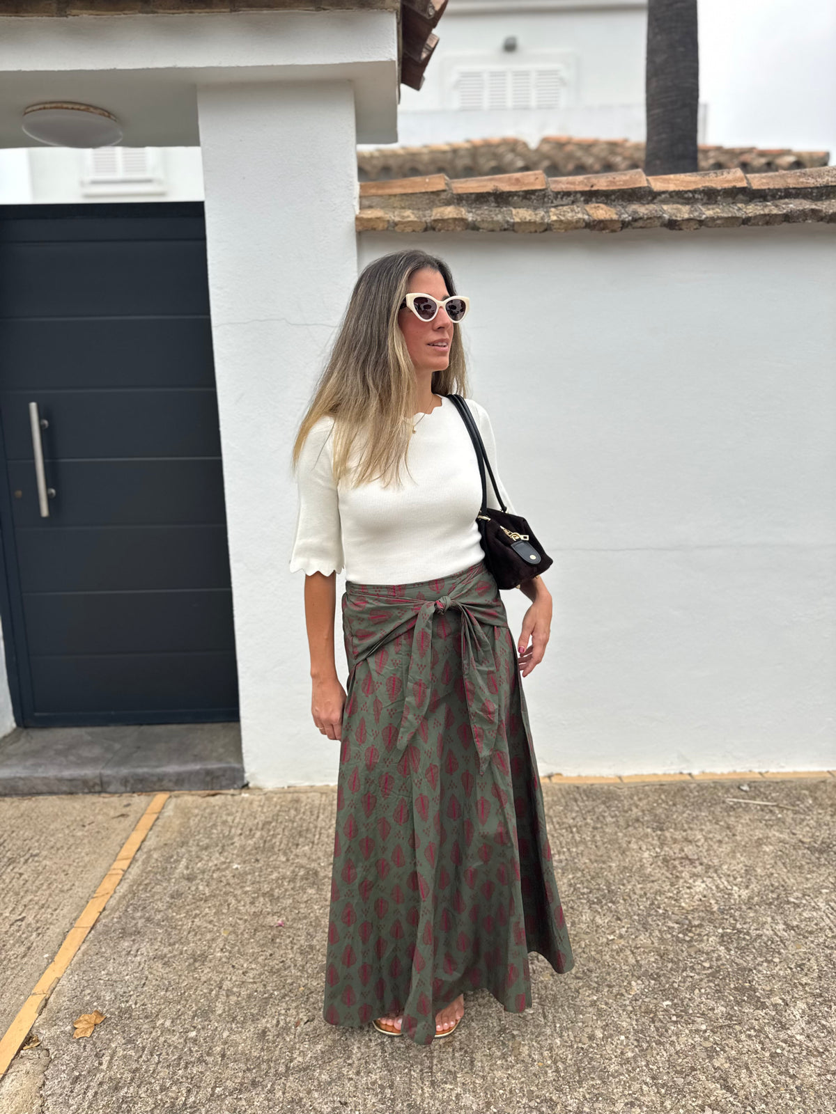 FALDA NUDO VERDE