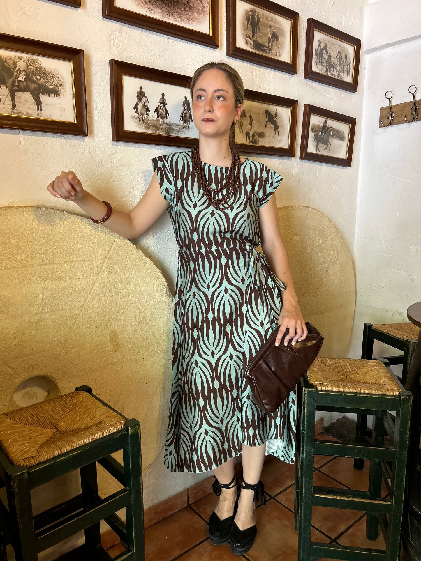 Vestido Carlota Turquesa