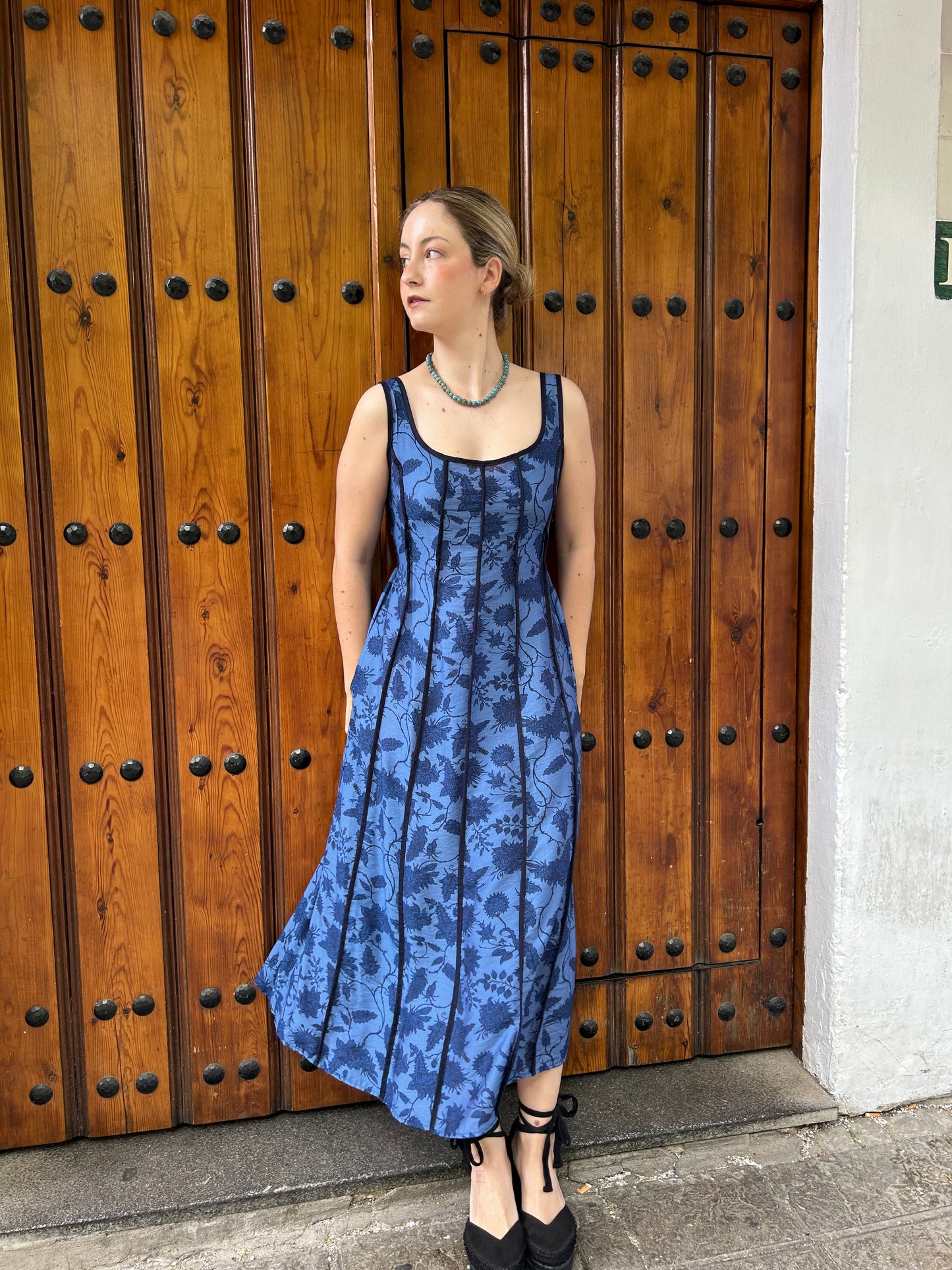 Vestido Carmen Azul