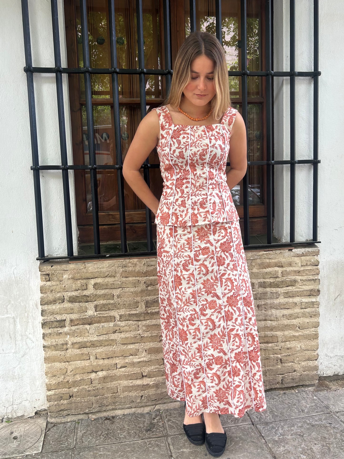 Conjunto Claudia Naranja