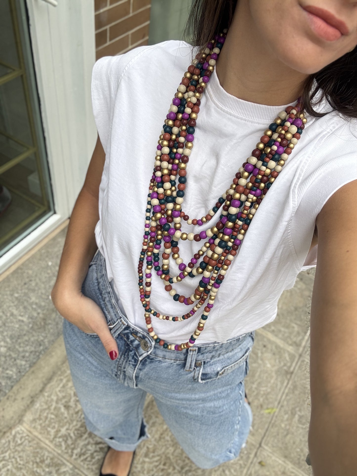Collar multicuentas