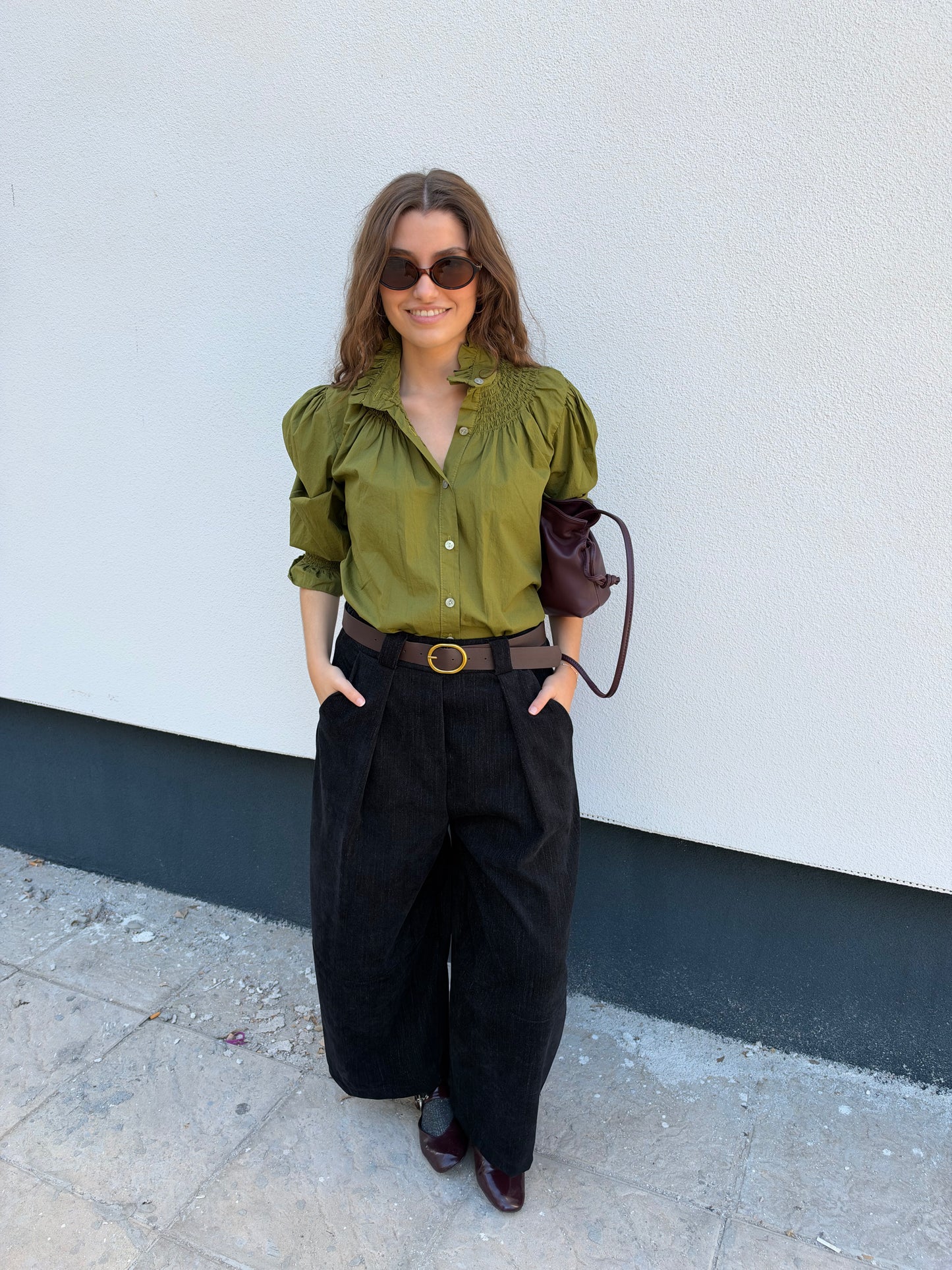 PANTALÓN AFELPADO NEGRO