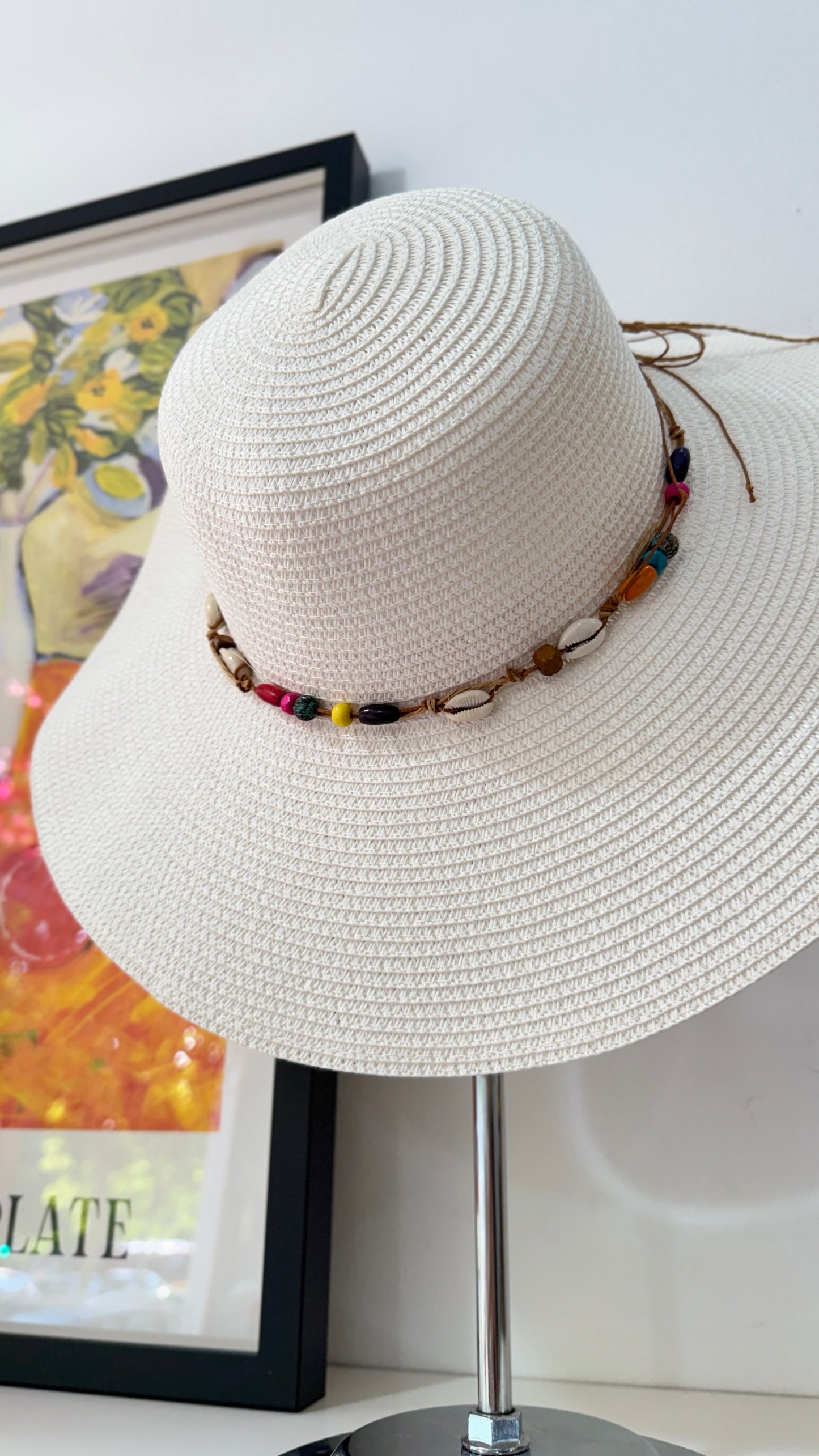 Sombrero Sophie blanco