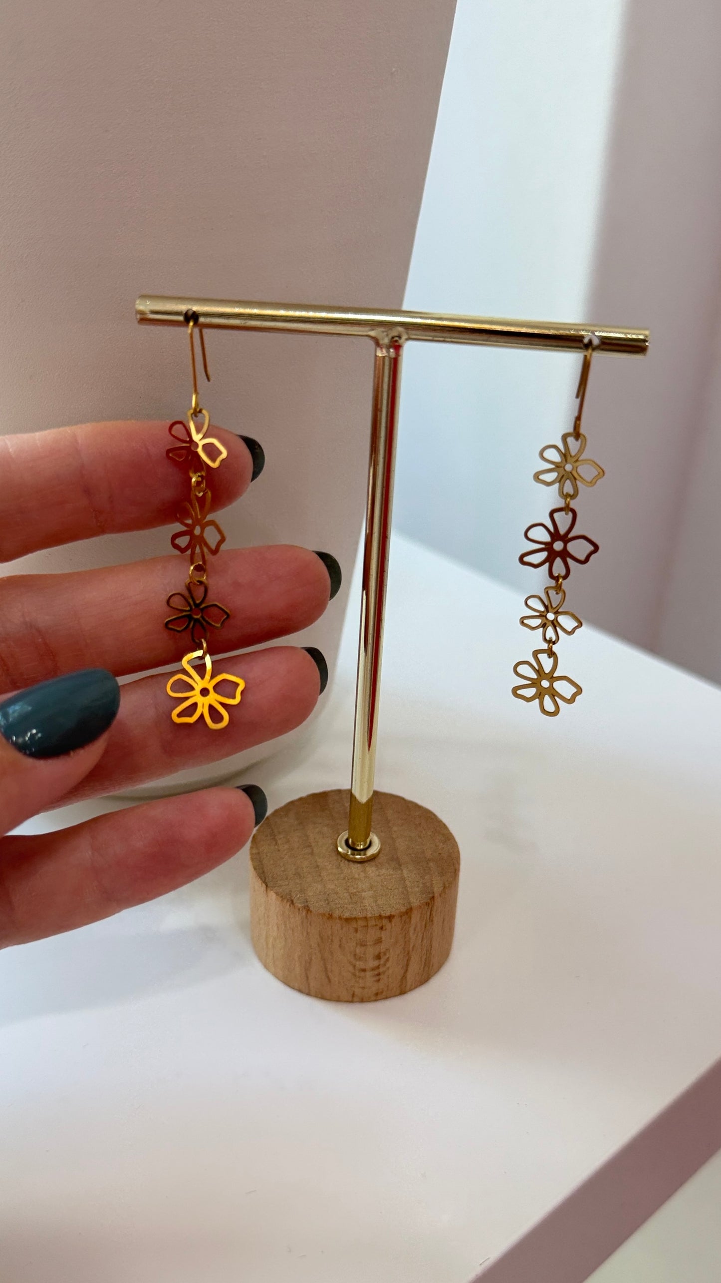 Pendientes margaritas