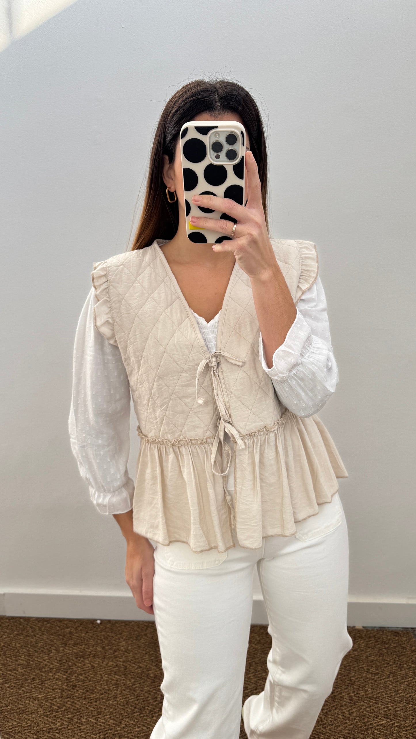 Chaleco beige