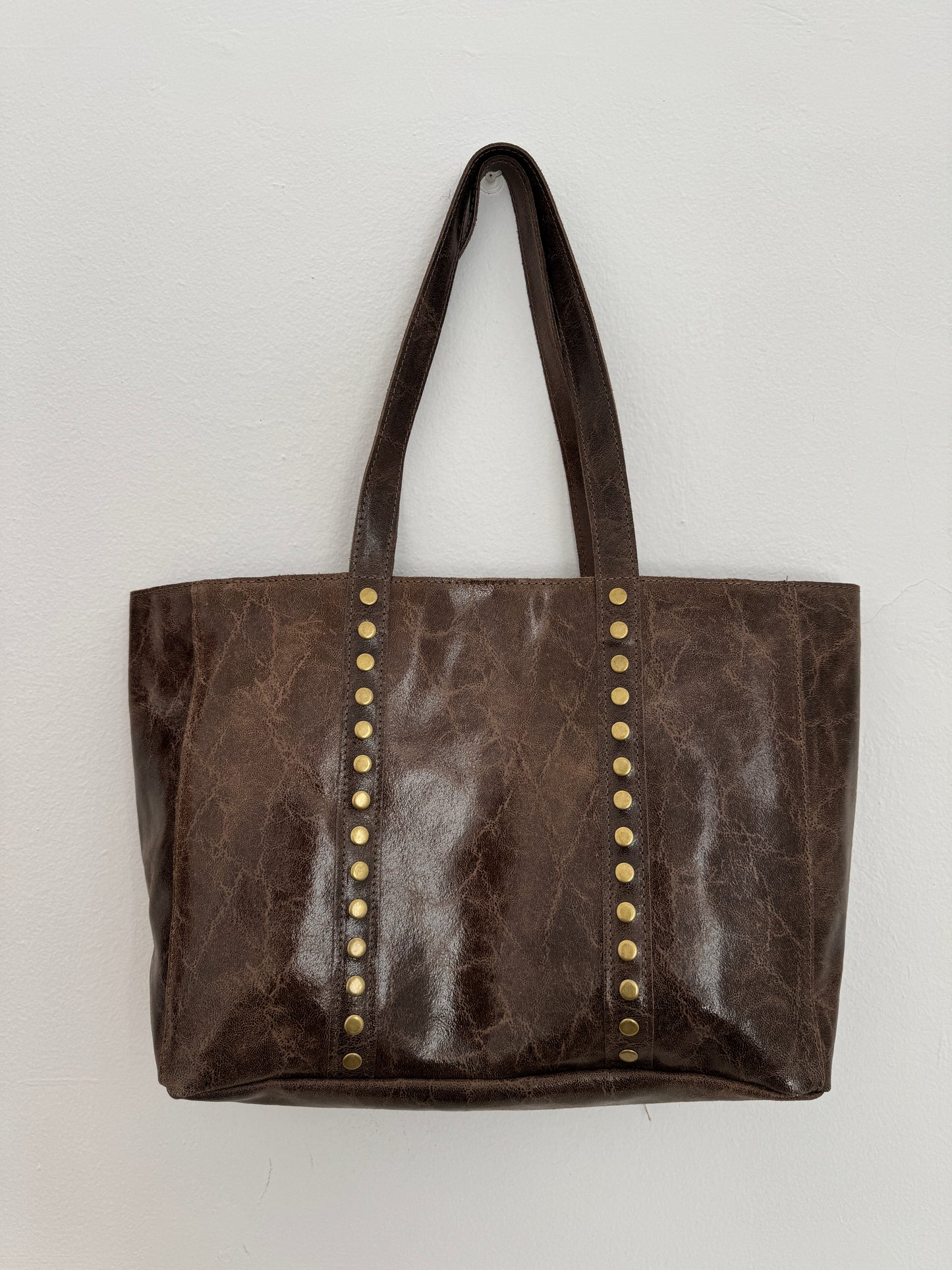 Bolso shopper marrón '25