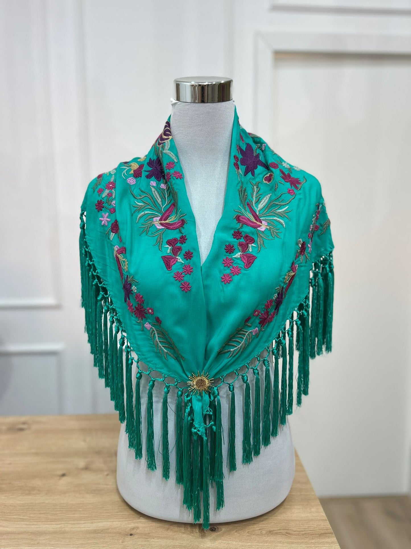 Mantoncillo turquesa