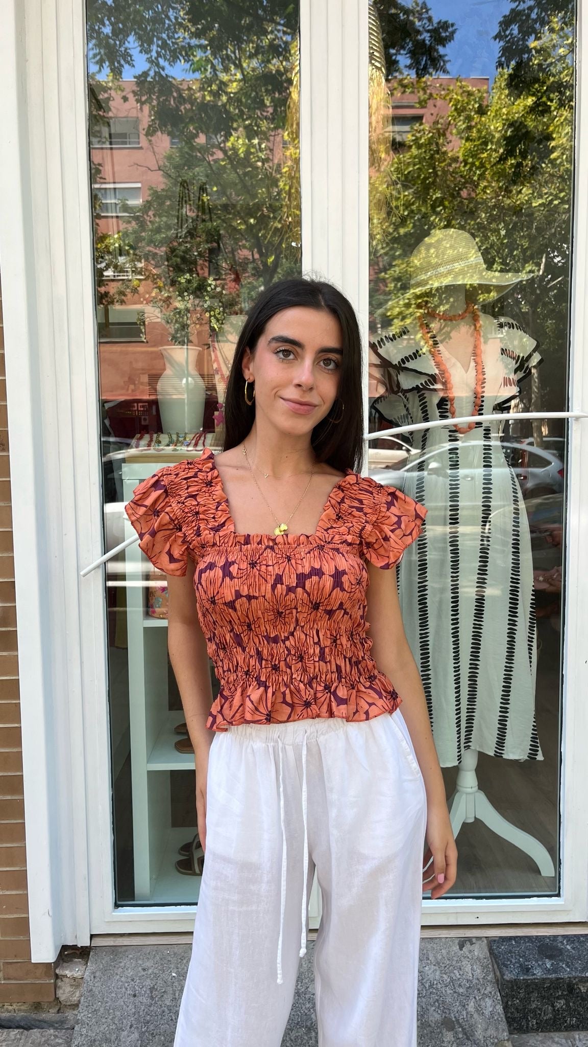 Blusa cuerpo fruncido
