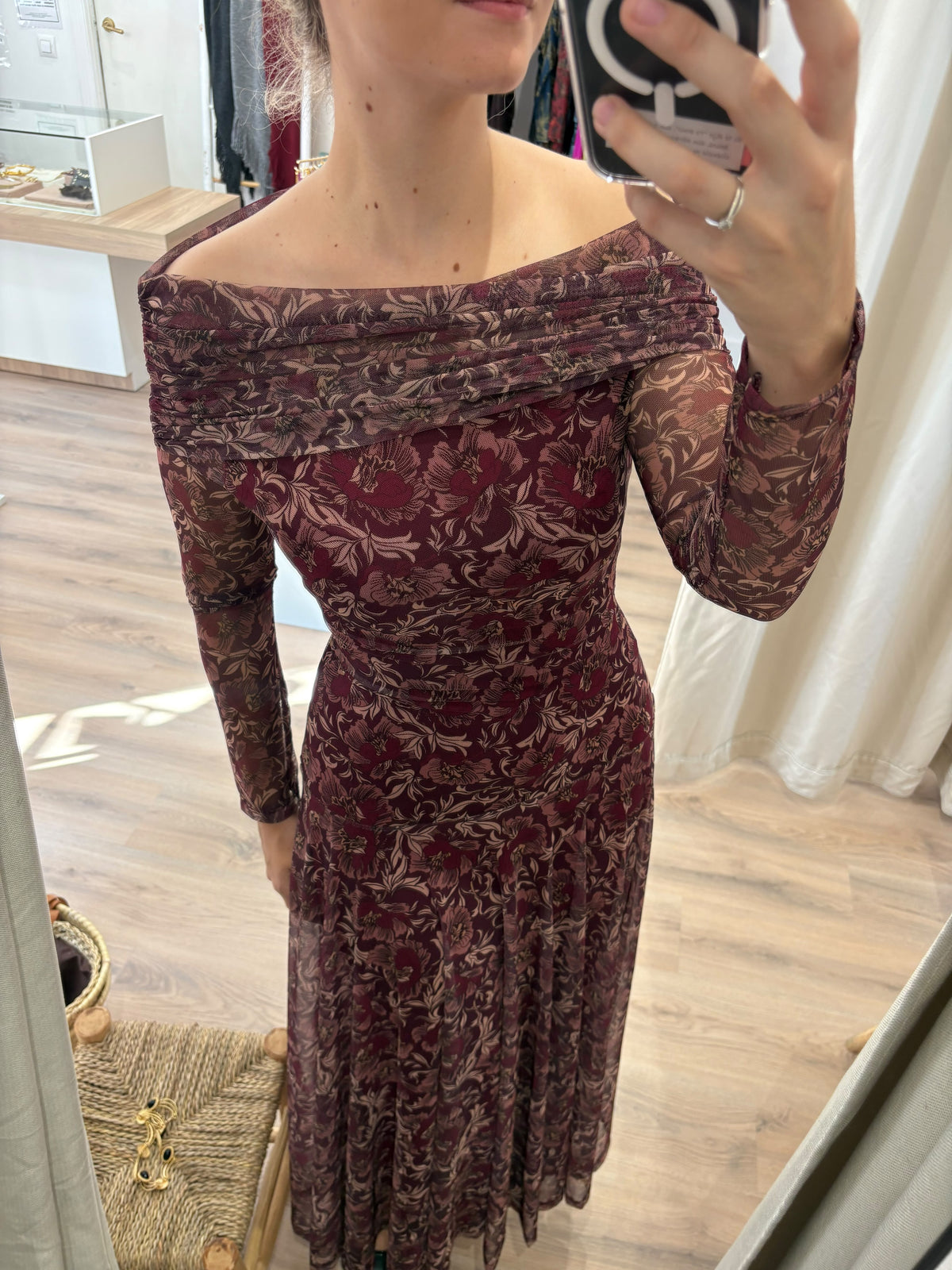 VESTIDO ESTAMPADO ROSA