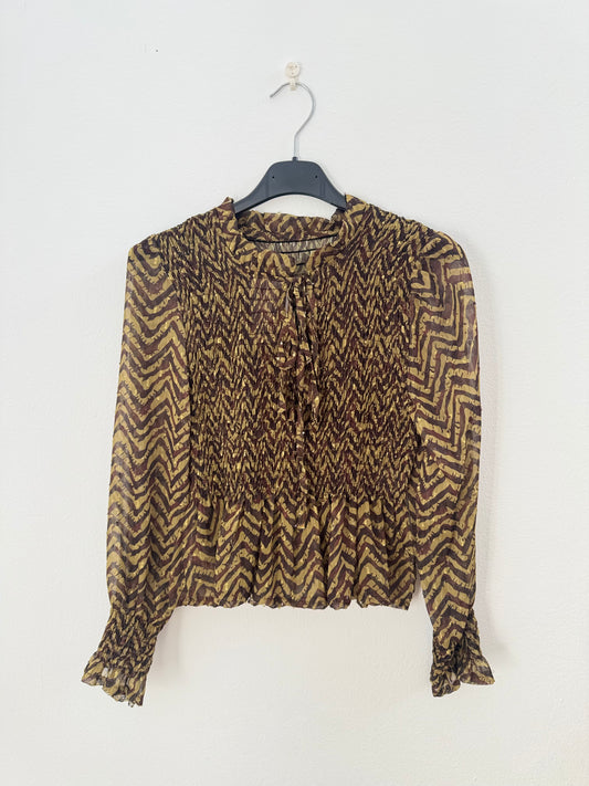 Blusa Minerva mostaza