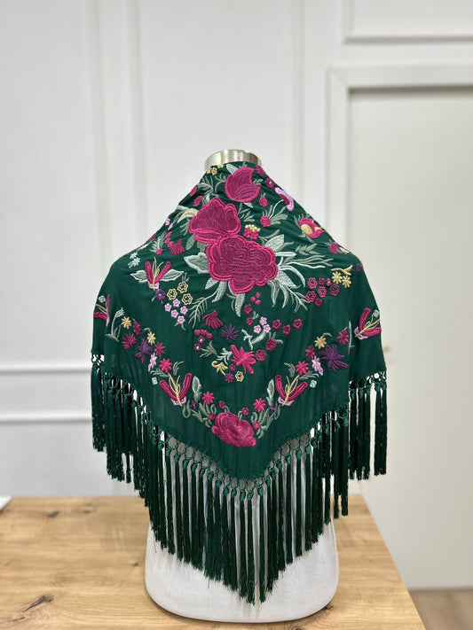 Mantoncillo verde botella