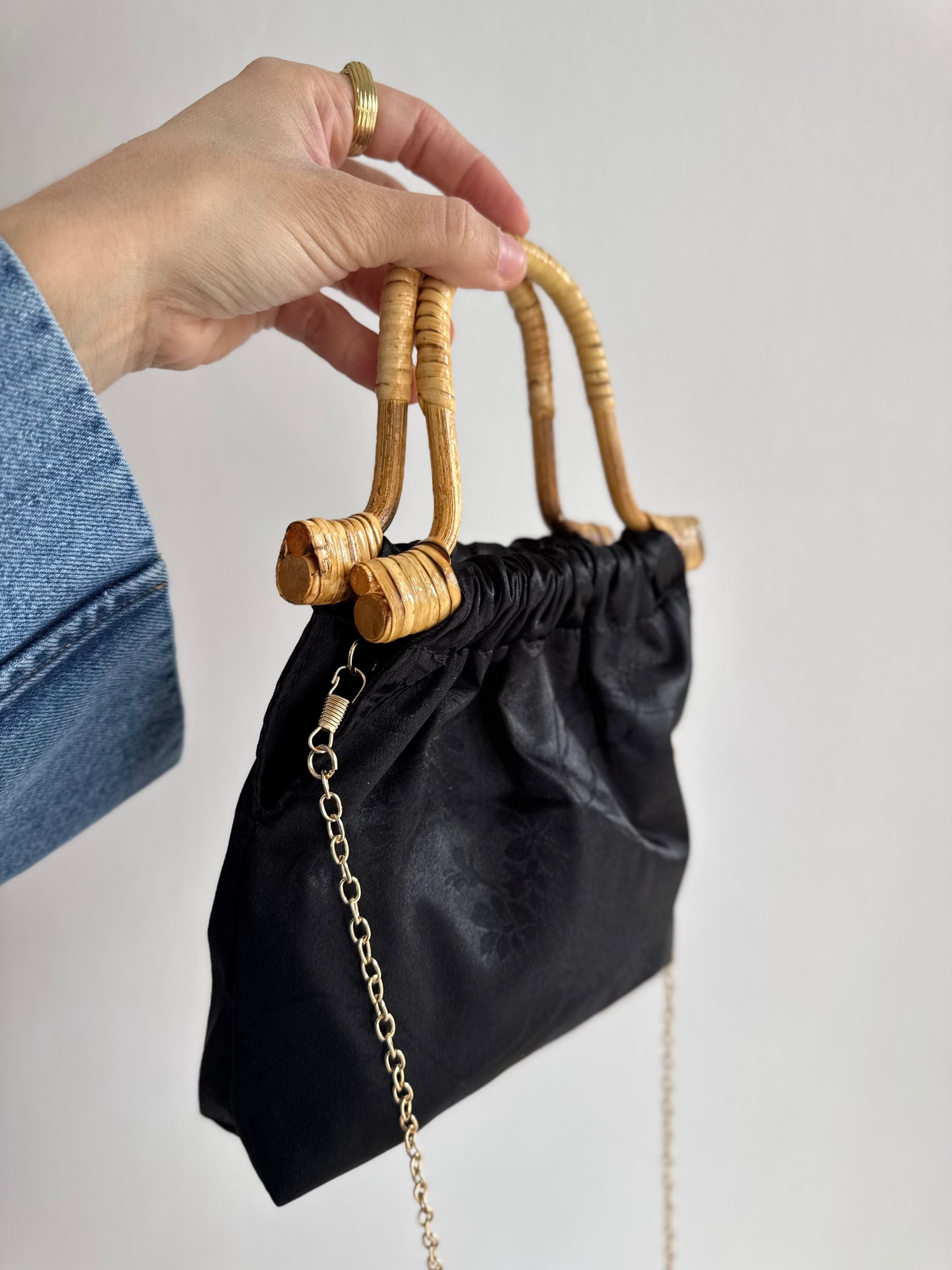 Bolso asas bambú