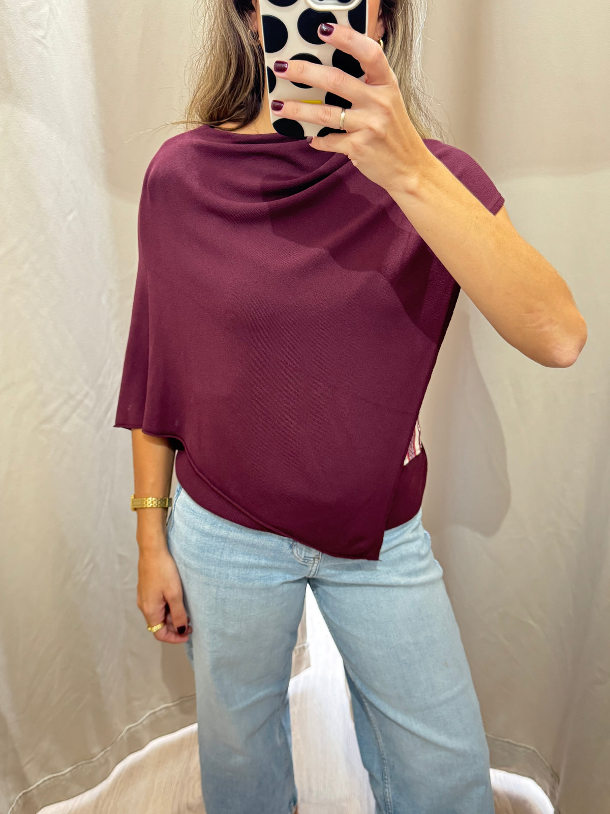 JERSEY/CAPA BURDEOS