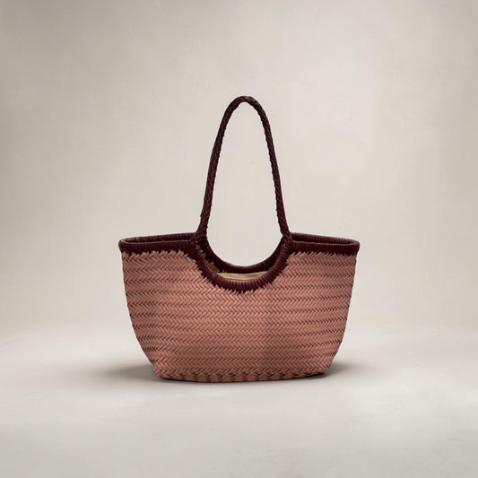 Bolso trenzado piel