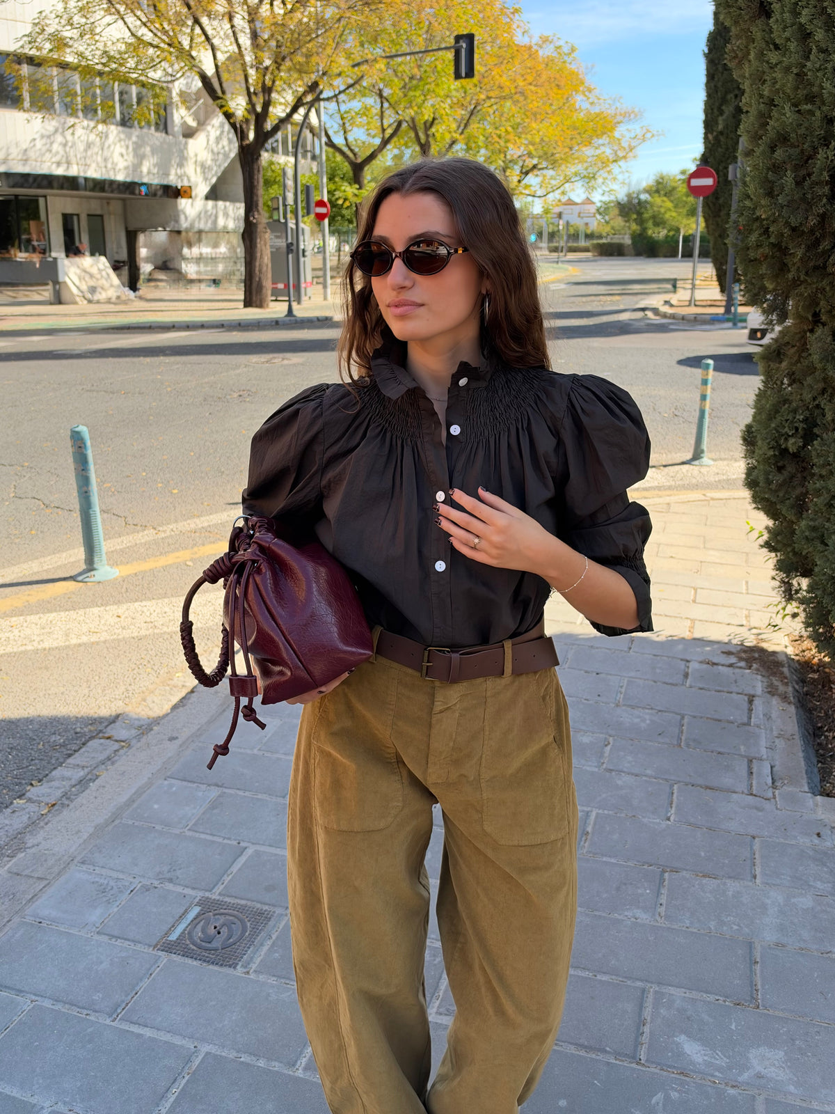 BLUSA EMMA MARRÓN