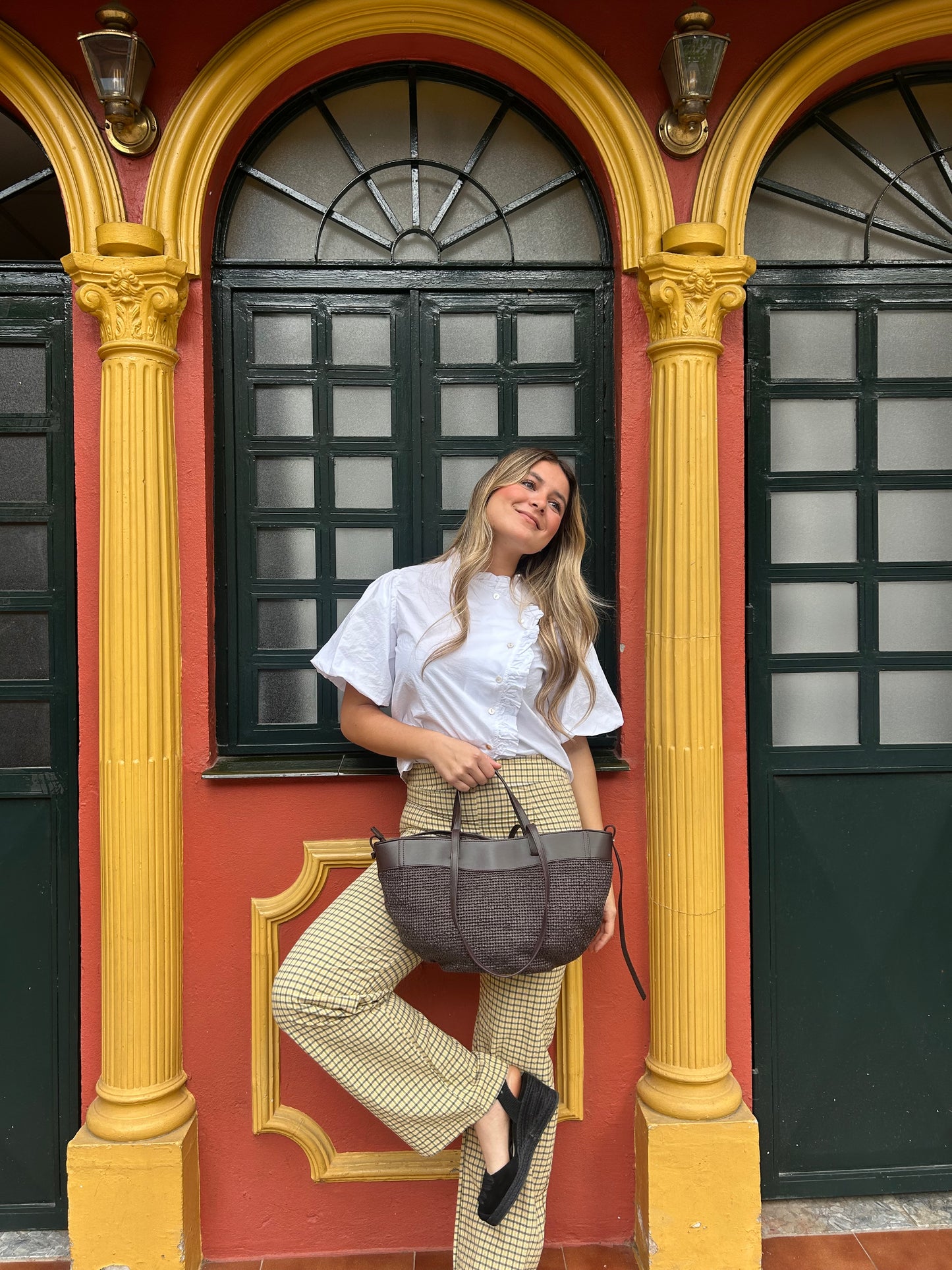 Pantalón cuadros