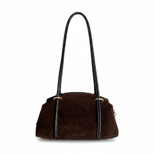 BOLSO ANTE MARRÓN CHOCOLATE