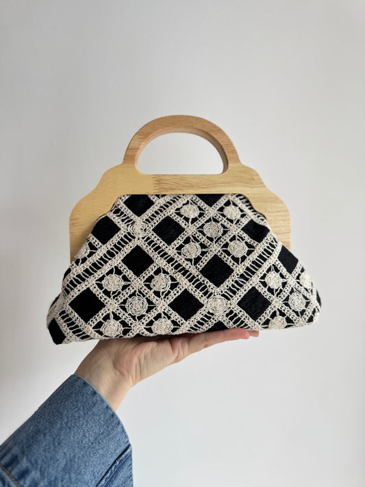 Bolso asas madera