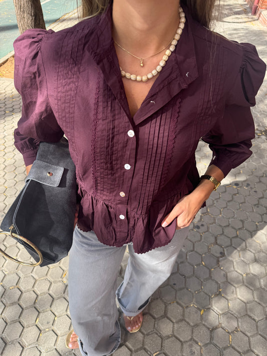 BLUSA VERONA BERENJENA