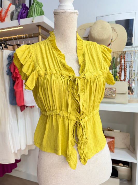 Blusa Mida mostaza