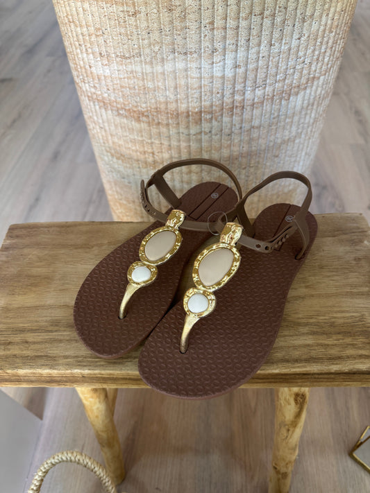 Sandalias Salobreña marrones