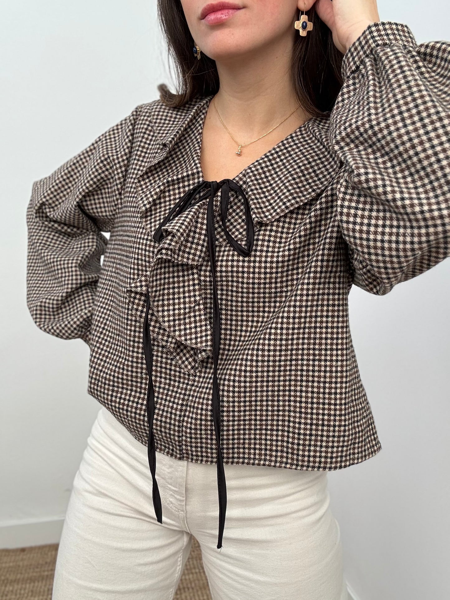 Blusa Carmen Marrón