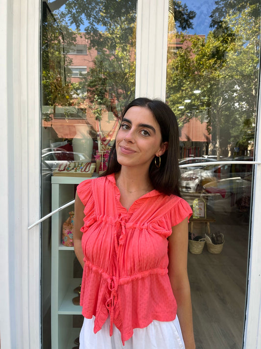 Blusa Mida Coral