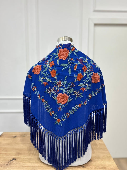 Mantoncillo azul eléctrico