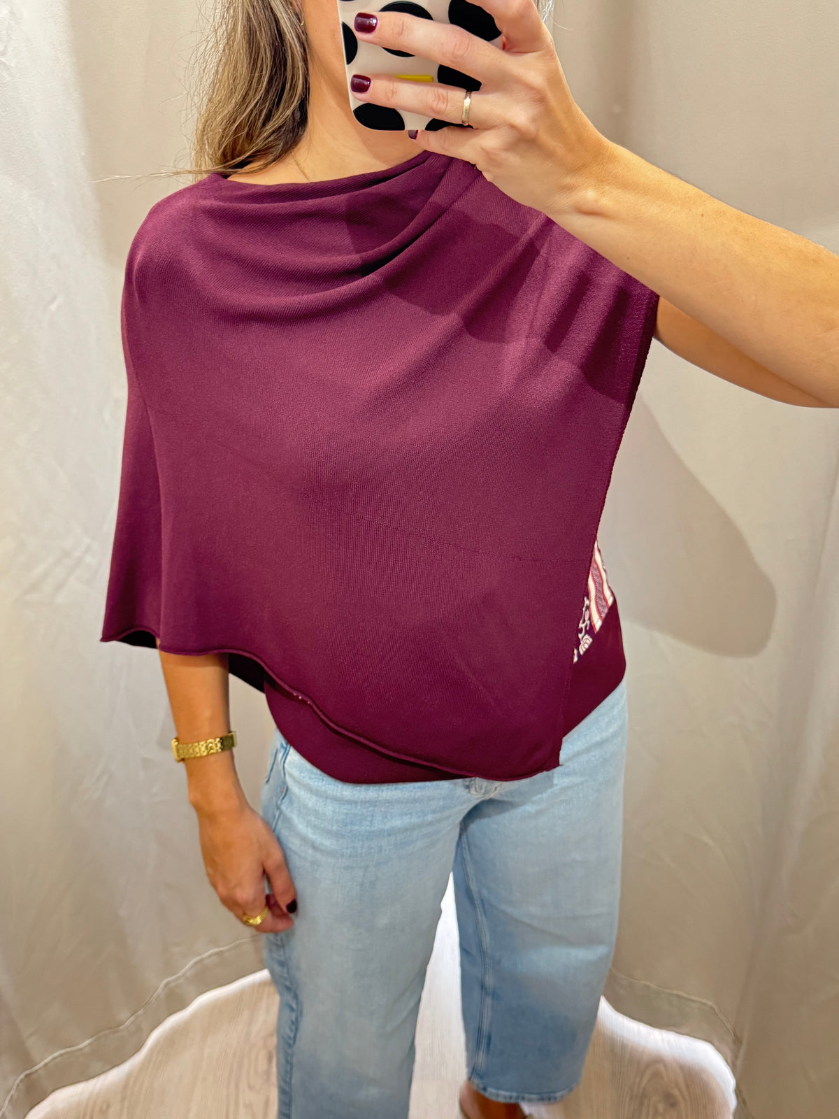 JERSEY/CAPA BURDEOS