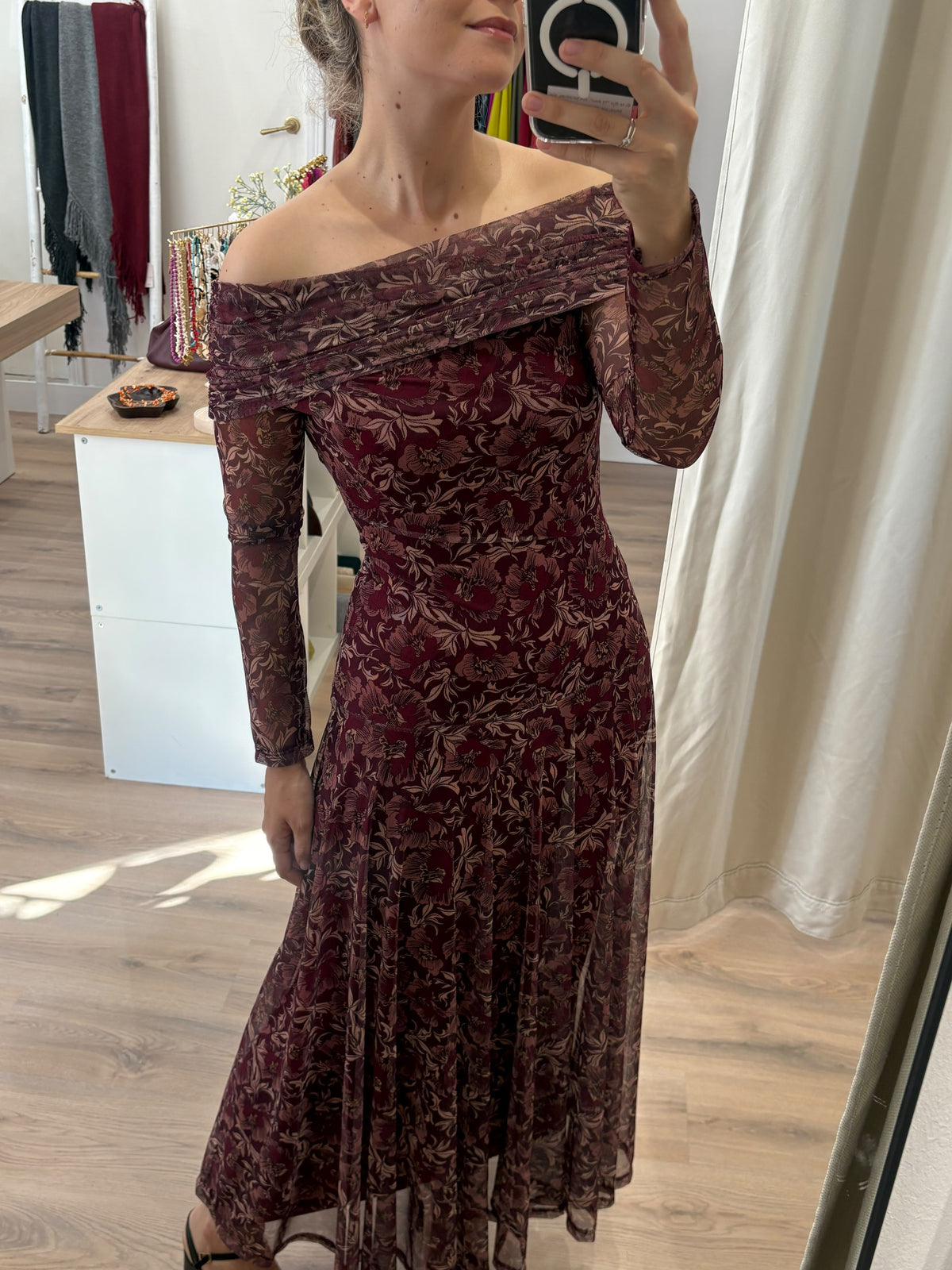 VESTIDO ESTAMPADO ROSA