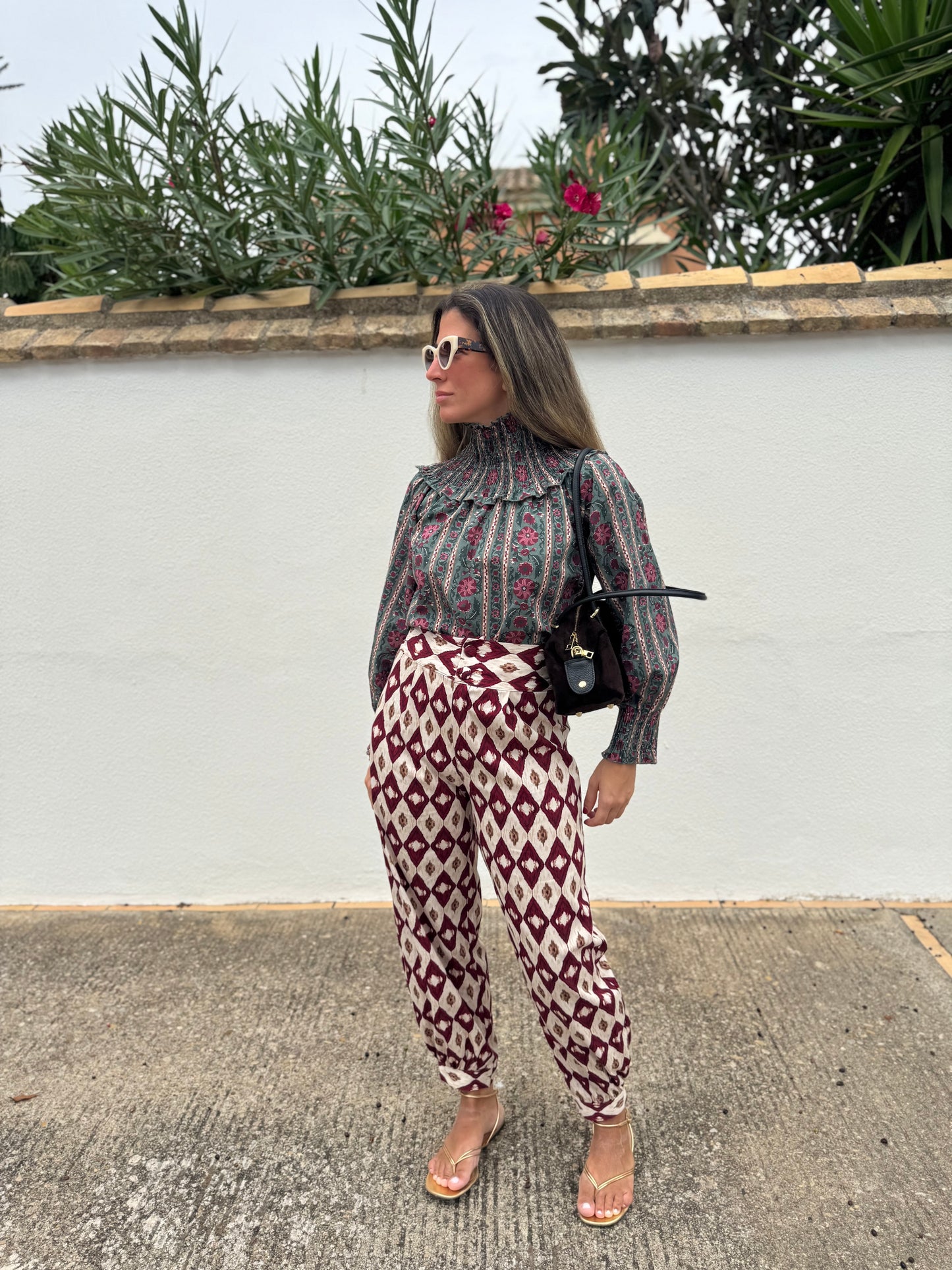 PANTALÓN BOMBACHO GEOMÉTRICO