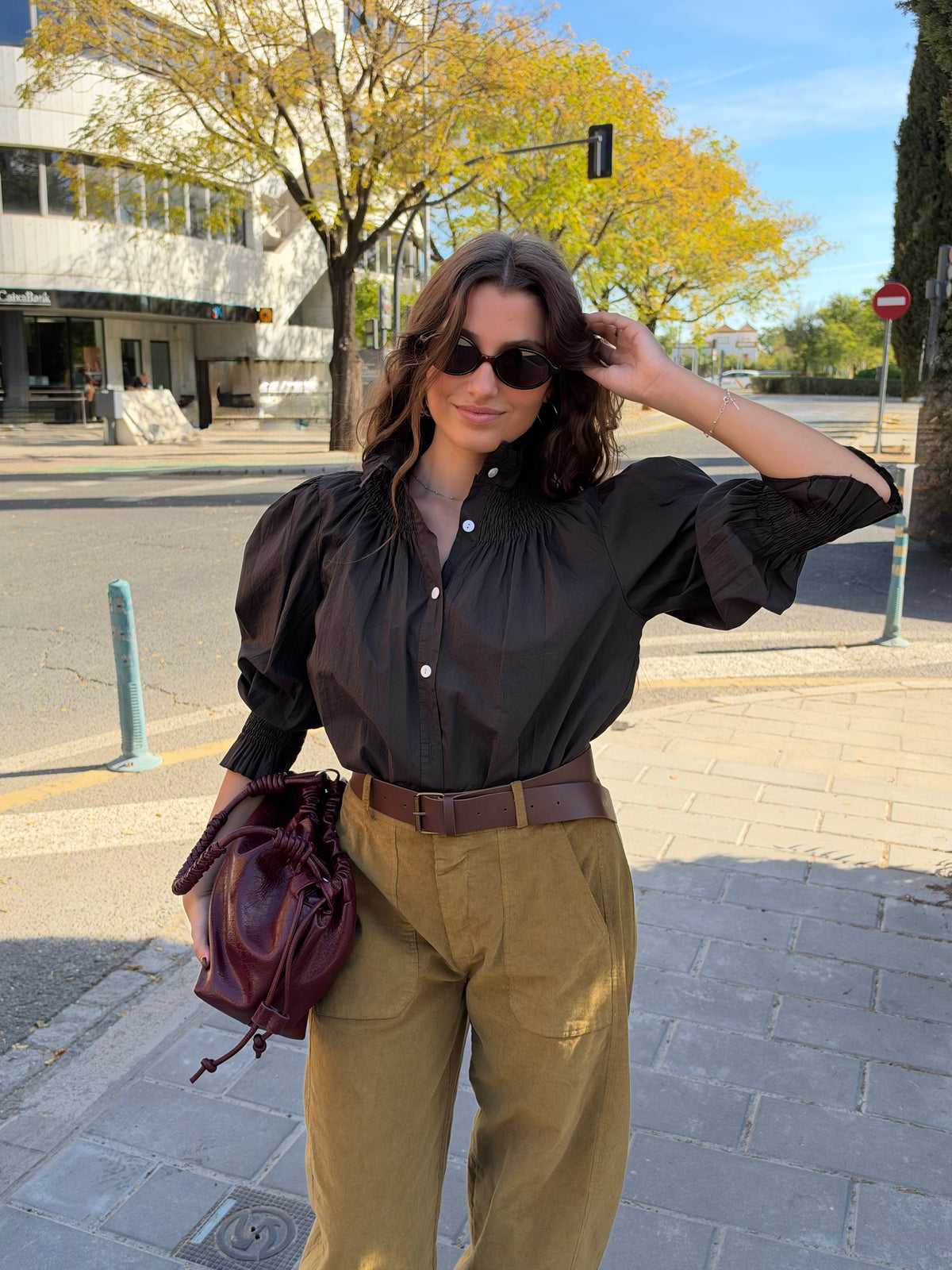 BLUSA EMMA MARRÓN