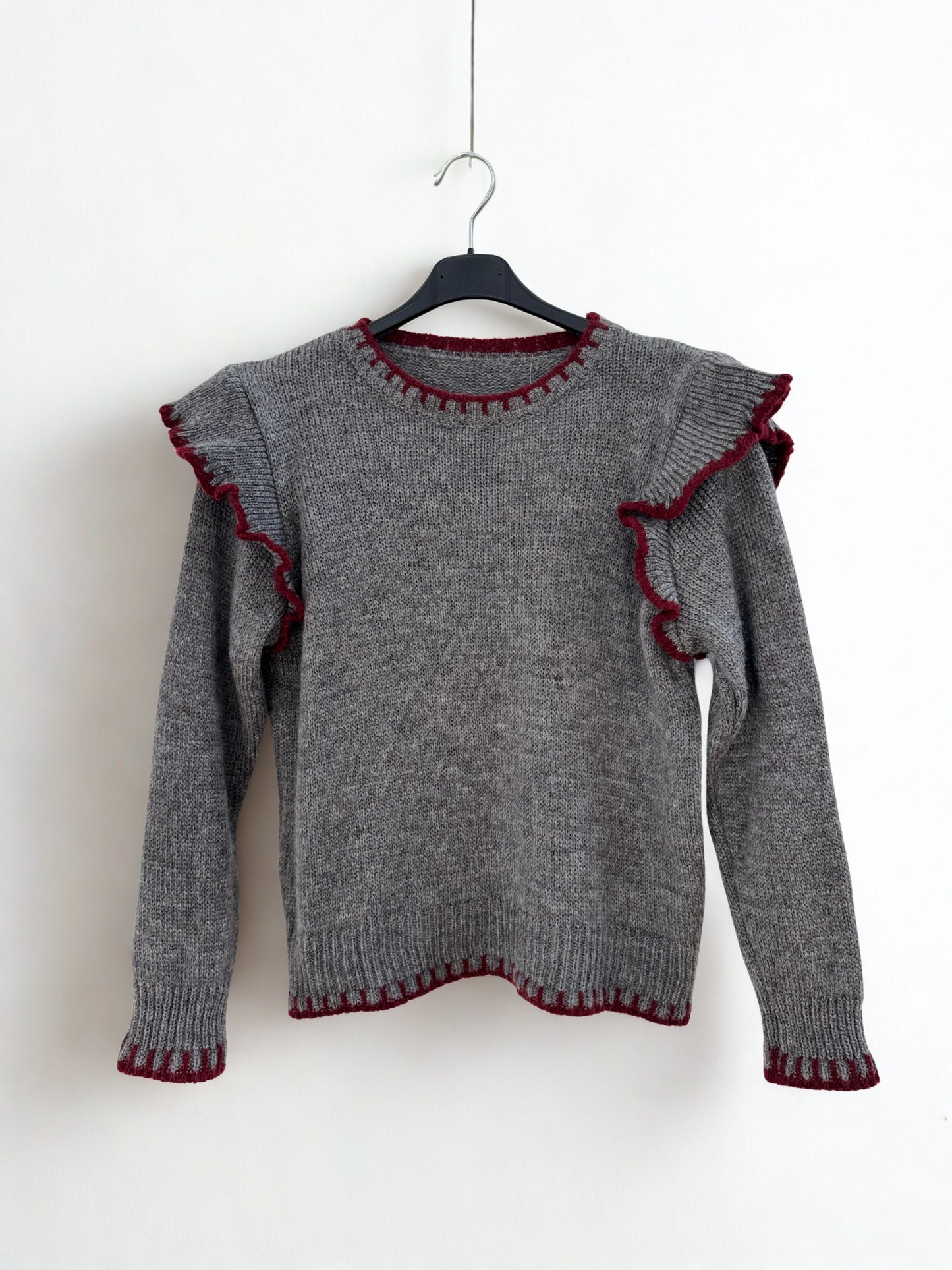 Jersey volante gris ribete