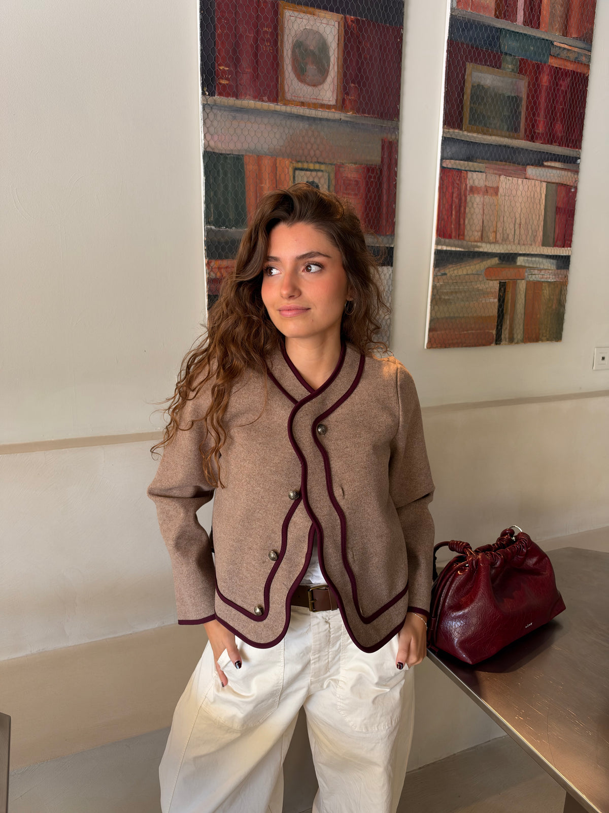 CHAQUETA ELOISE TIERRA