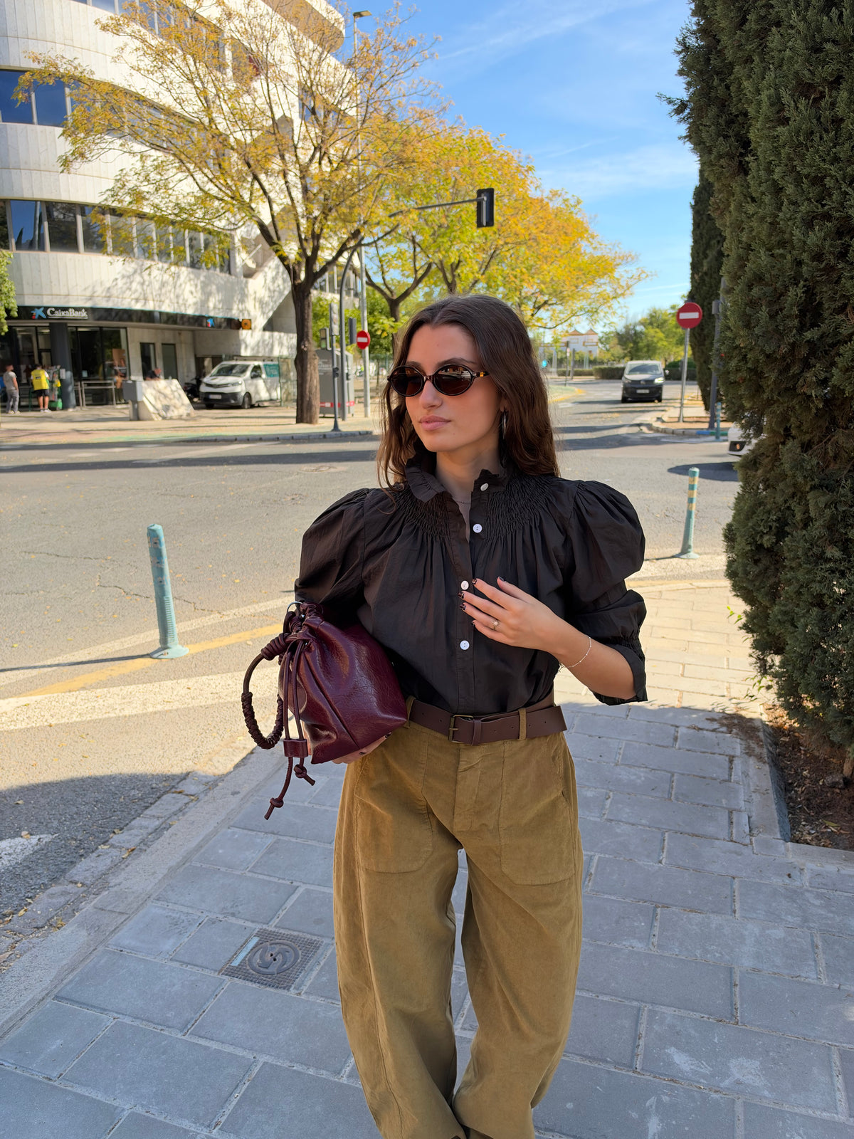 BLUSA EMMA MARRÓN