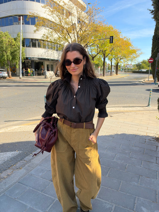 BLUSA EMMA MARRÓN