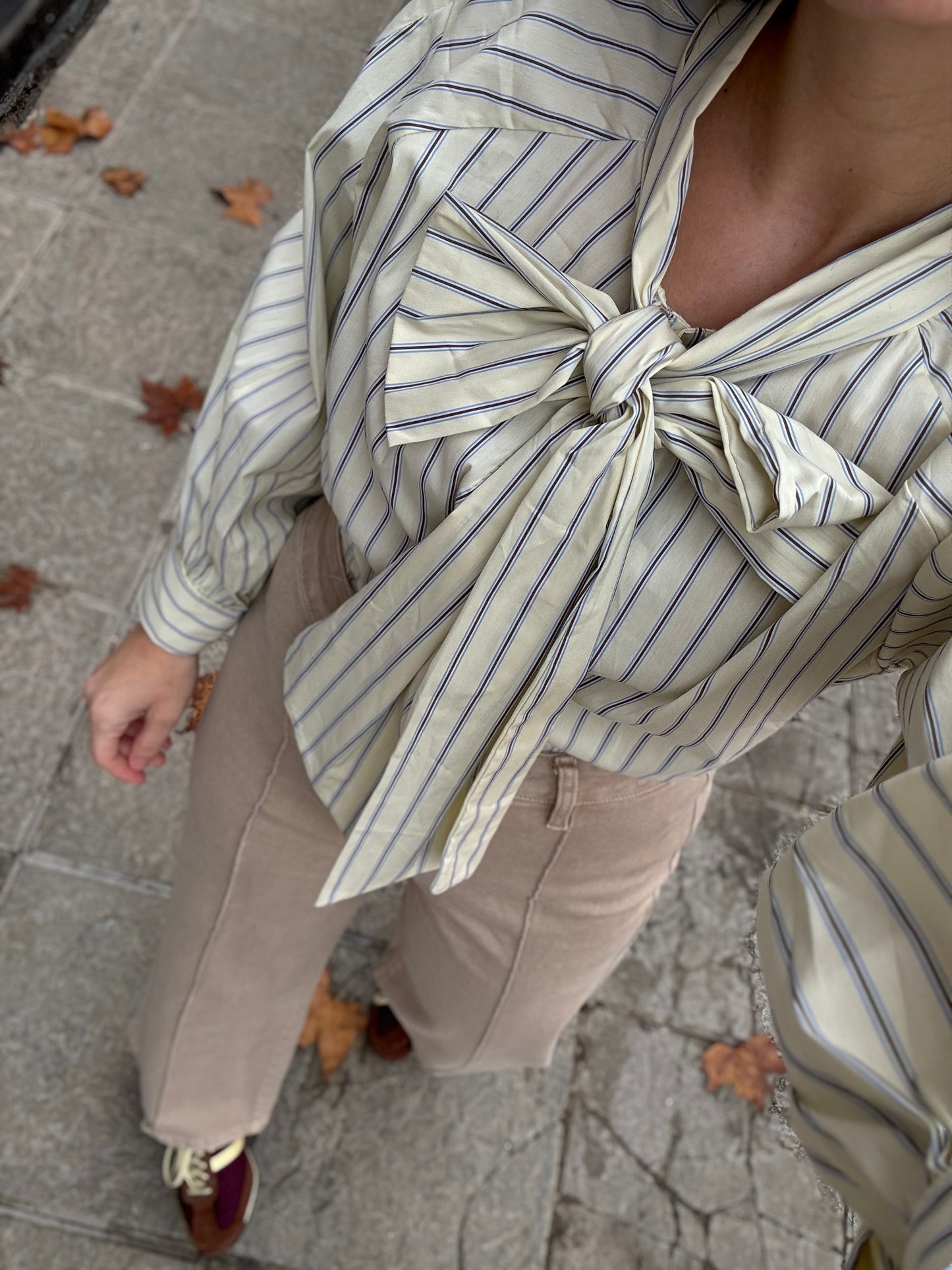 Blusa lazada amarilla