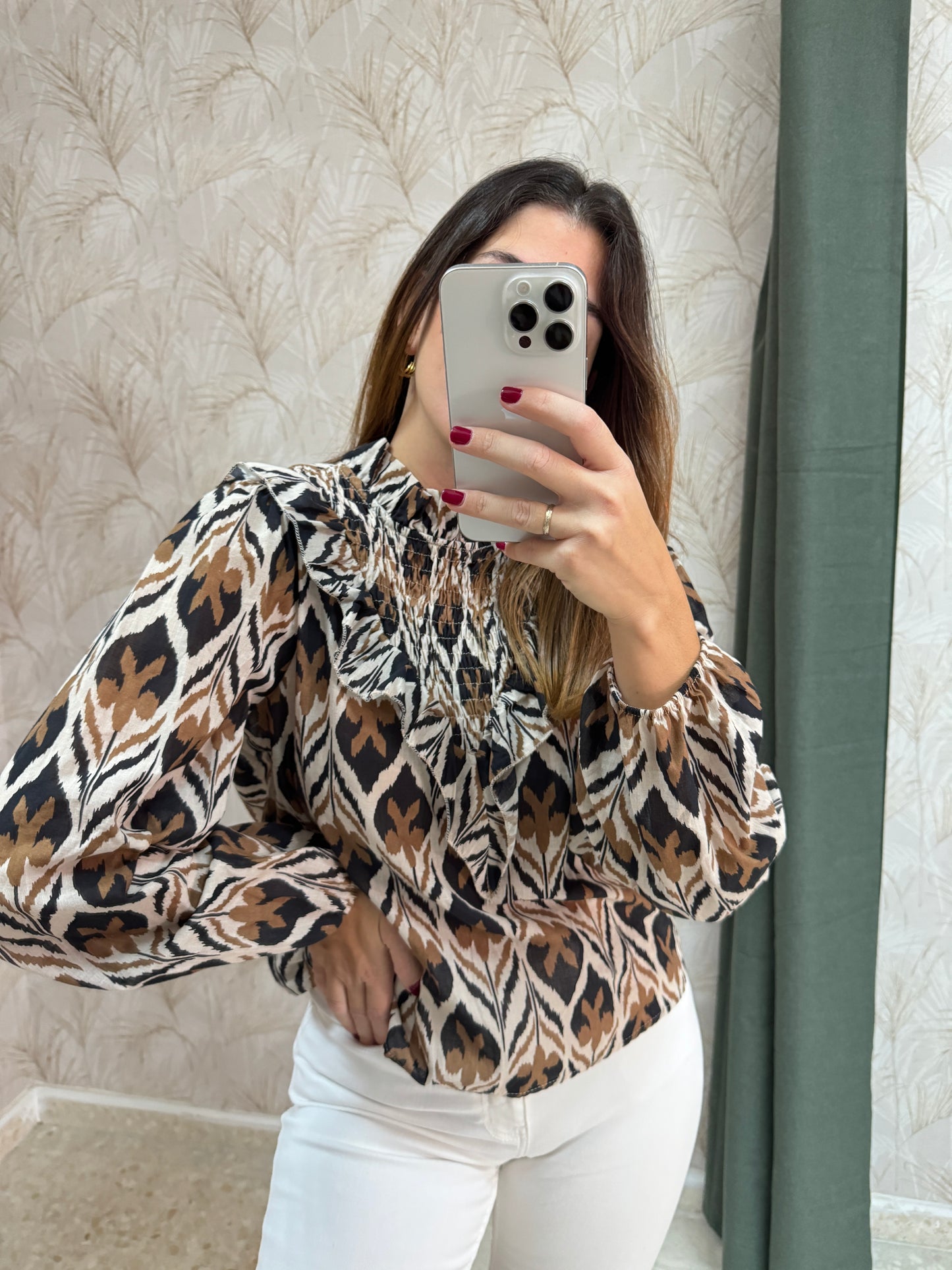 Blusa geométrica