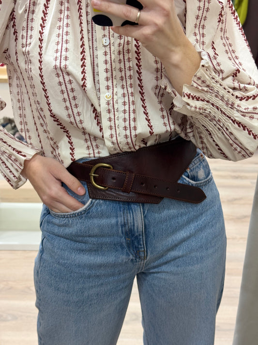 Cinturón cuero vegano
