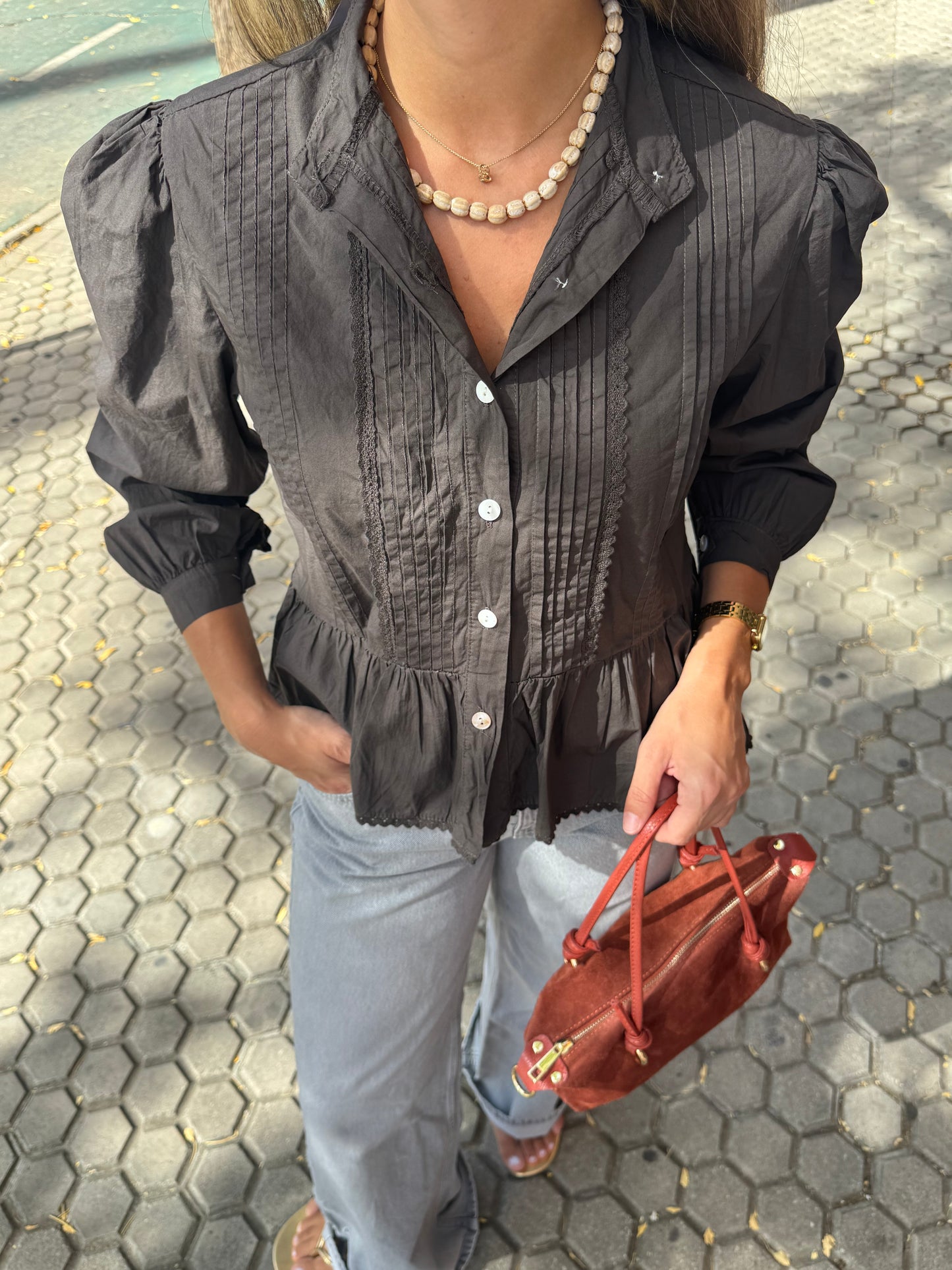 BLUSA VERONA MARRÓN