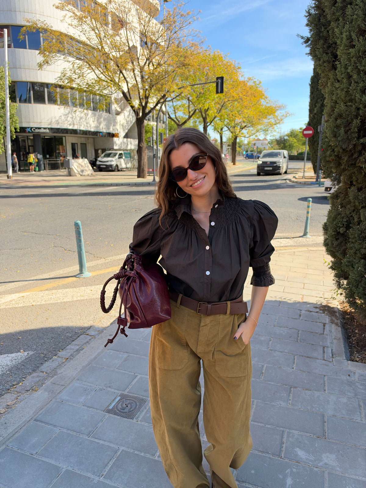 BLUSA EMMA MARRÓN